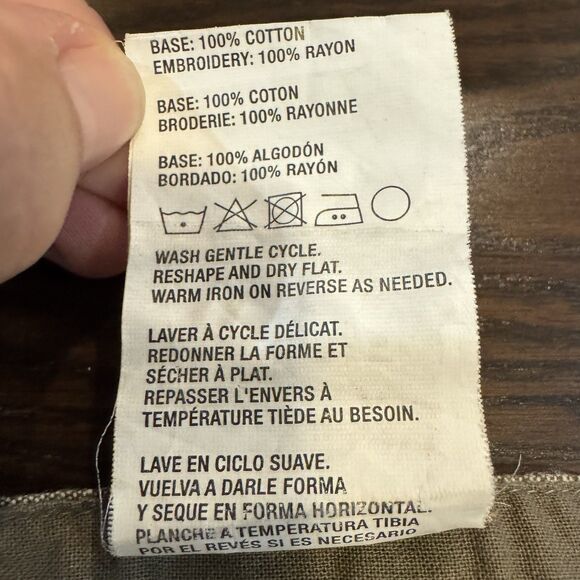 6 Crate & Barrel Rona Amber Cotton Placemats  Orange Purple Embroidered Fall - Picture 7 of 7